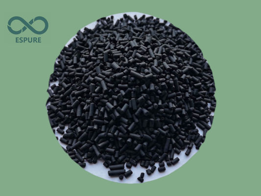 Pellets de charbon actif de 700 mg/g de 4 mm pour la purification du gaz naturel et du biogaz